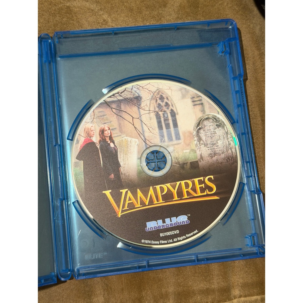 Vampyres DVD 1974 Cult Horror Film Blue Underground disc‎ only Jose Ramon Larraz